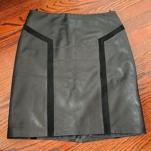 Leather skirt